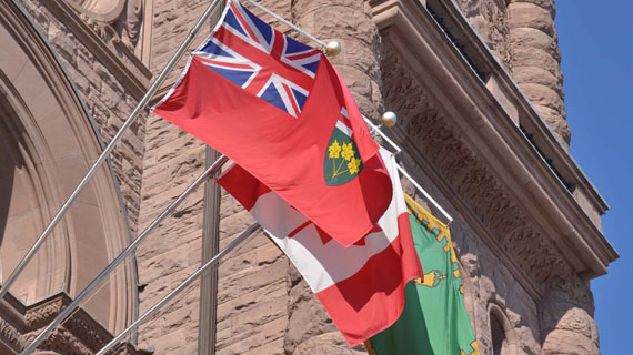 Flags at Queen's Park