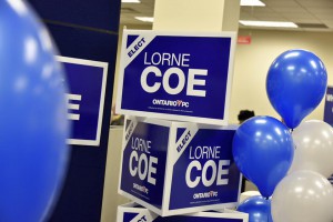 Lorne Coe Election Signs